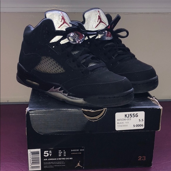 metallic jordan 5s